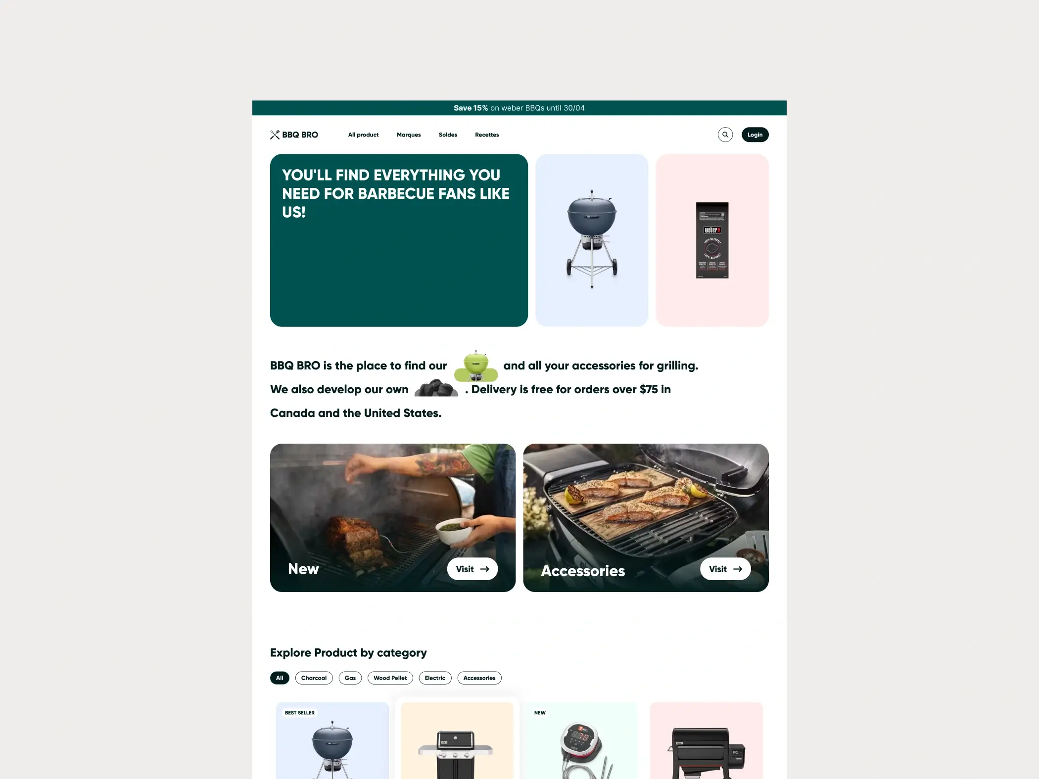 A Concept for Bro BBQ E-Commerce Platform